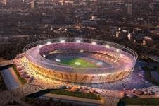 Olympic stadium, to be built by Sir Robert McAlpine