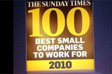 Sunday Times best small companies to work for