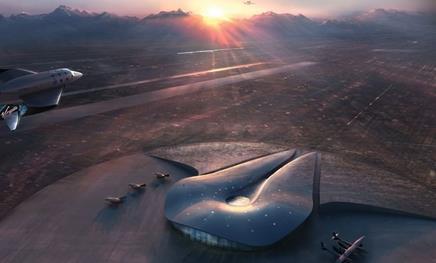 Design of the world’s first spaceport, in New Mexico, USA