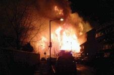 Peckham fire, November 2009
