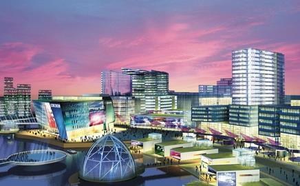 Turned on: plans for MediaCity:UK include 500,000ft2 of commercial space