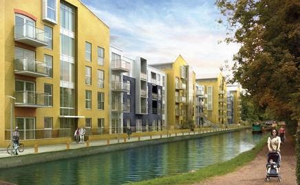 John Thompson & Partners’ £80m scheme for Linden Homes and Crest Nicholson on the Grand Union canal in Hemel Hempstead, Hertfordshire, has received planning permission