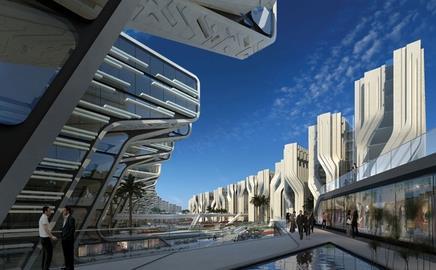 Zaha Hadid has won a competition to design a 525,000m2 development in Cairo known as the Stone Towers