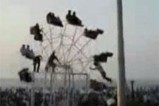 Man-powered Ferris wheel