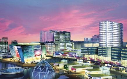 Here’s how the BBC’s vast complex in Salford is expected to look like when it is completed …
