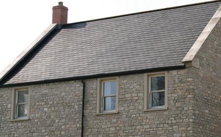 Unilin System’s structural insulated roof panels have been used on three carbon-neutral homes in Somerset