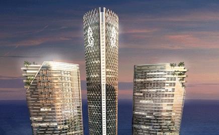 The £1.2bn Tameer towers project was put under review in March but is now under way