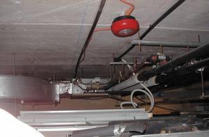 The current ceiling void