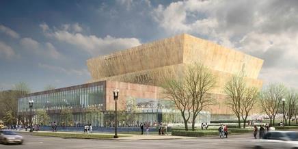 An architectural team led by David Adjaye has won a competition to design the National Museum of African American History in Washington DC