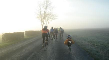 More than 60 cyclists left Calais at 6am this morning on the second leg of the 1,500km Cycle to Cannes charity ride