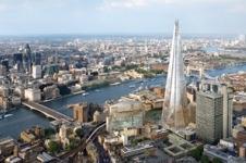 Shard CGI over Thames