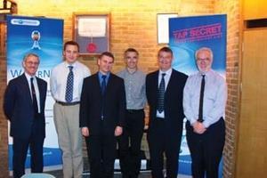 The chairman and speakers from Part 2 of the CIBSE Water Series