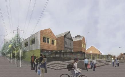 This £8.2m community centre in Sutton, south London, has received planning permission