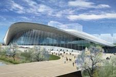 Zaha Hadid's Olympic aquatics centre