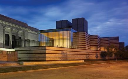 The first of three new wings of the Cleveland Museum of Art in Ohio opened last month