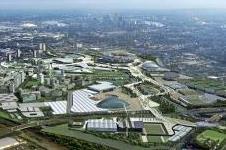 Aerial view of the Olympic Park