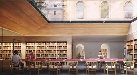 Hertford College - new reading room