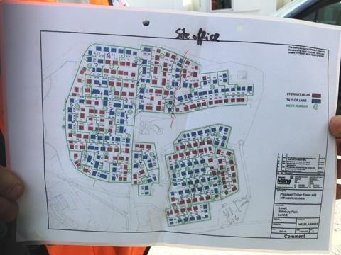 Larkhill site map