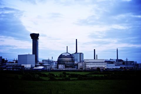 Wide shot of Sellafield - landscape