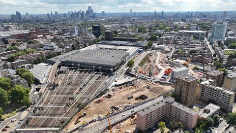 Aerial view of HS2's London Euston Station site_1 (2)