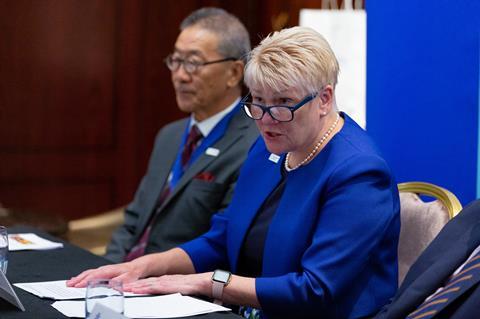 CIOB Malaysia Signing-27-9-22 - Caroline Gumble and Michael Yam