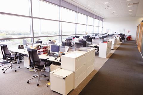 empty open plan office_coronavirus redundancy_shutterstock_314846426