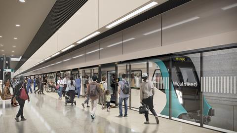 sydney metro west westmead platform