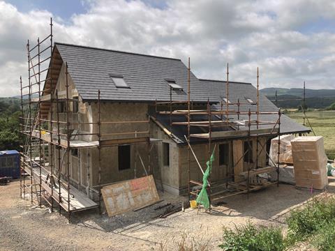 Hempcrete house under construction Galloway credit Gary Turnbull copy