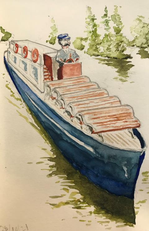 Watercolour Captain Pedro