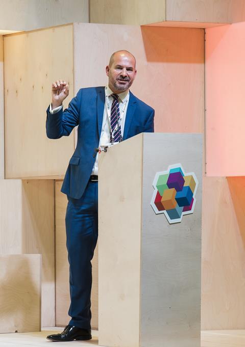 UKCW-Mark Farmer speaking at UKCW 2017 (Credit UKCW)