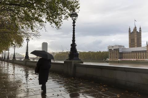 Westminster rain shutterstock