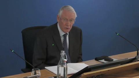 Grenfell Inquiry chair Martin Moore-Bick