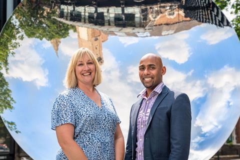 Vicky Evans and Steve Fernandez from Arups Nottingham office, who have been appointed directors of the global engineering firm