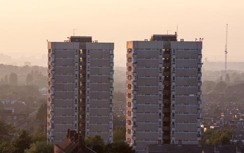 London housing blocks shutterstock