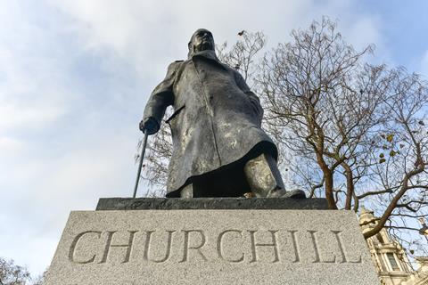 Winston Churchill statue shutterstock_535584601