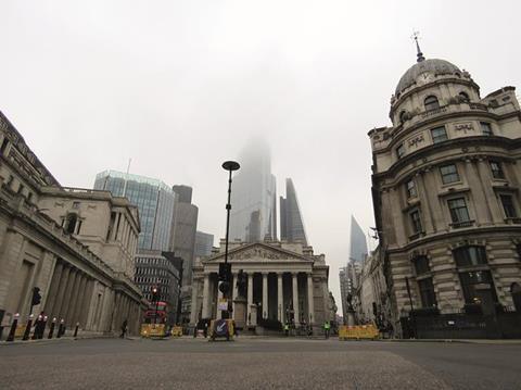 Empty London streets