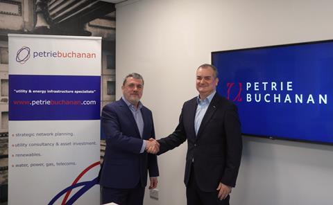 L-R, John Petrie, director at Petrie Buchanan, and Allan McGill, managing director at Wallace Whittle