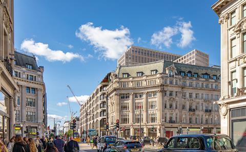 33Cav proposed building - view from Oxford Circus