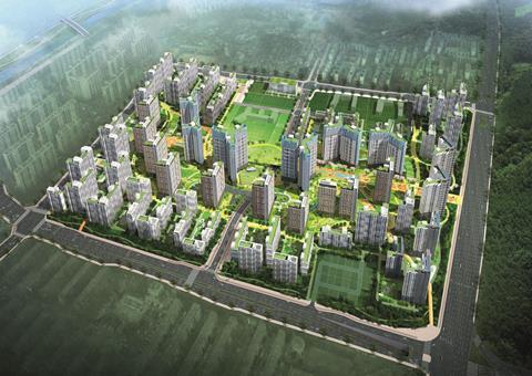 A bird's eye view of how gaepo, which is to include envac, will look on completion