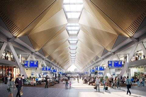 HS2 Euston interior CGI