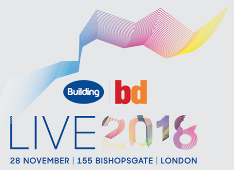 Building Live 2018 logo with date