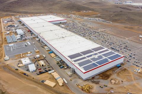 Tesla gigafactory shutterstock