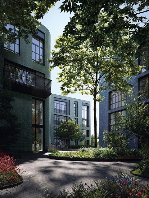 Rubicon apartments at Knights Park, Cambridge by HIll+