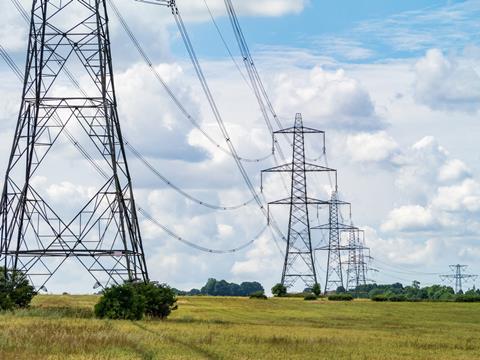 UK pylons shuttersock