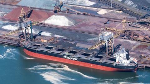 Iron ore ship