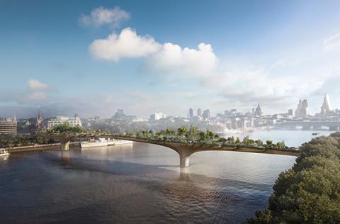 Heatherwick and Arup's Garden Bridge