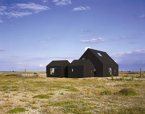 Black-stained House