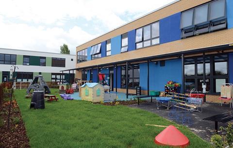 Nursery and reception areas at Whitmore Park flow between internal and external space