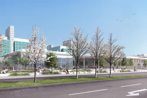 Phe science campus   arrivals area artists impression