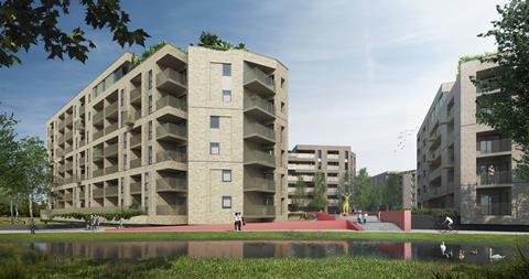 Guy Holloway and U+I's residential scheme on Victoria Way, Ashford